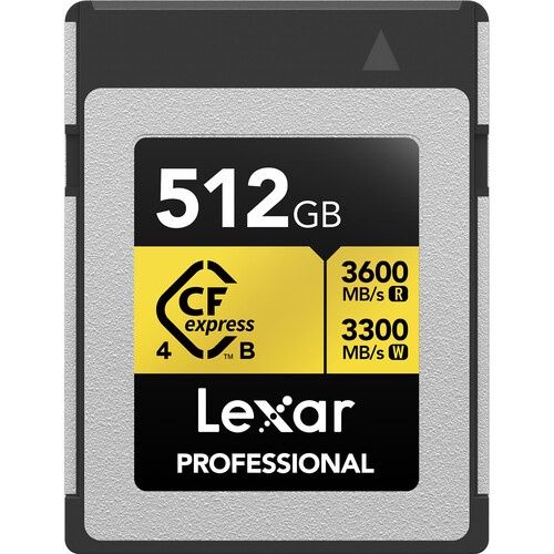 Lexar Pro Gold CFE-B 512GB