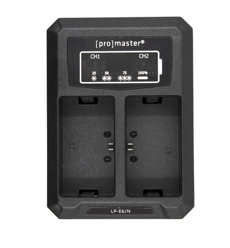 Dual Charger for LP-E6/N/NH/P
