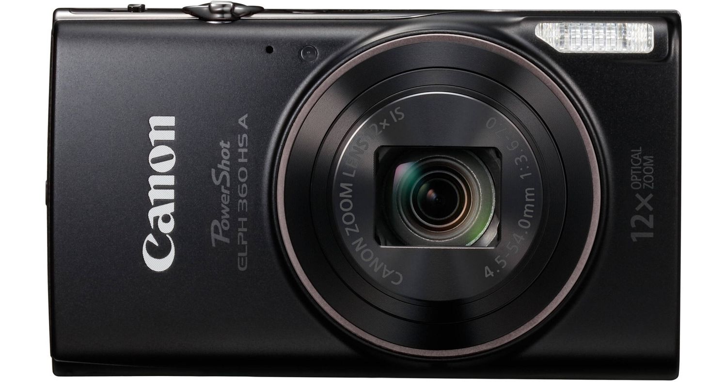 Canon PowerShot ELPH 360 (Black)