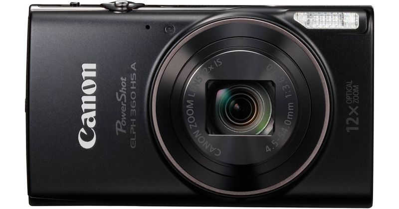 Canon PowerShot ELPH 360 (Black)