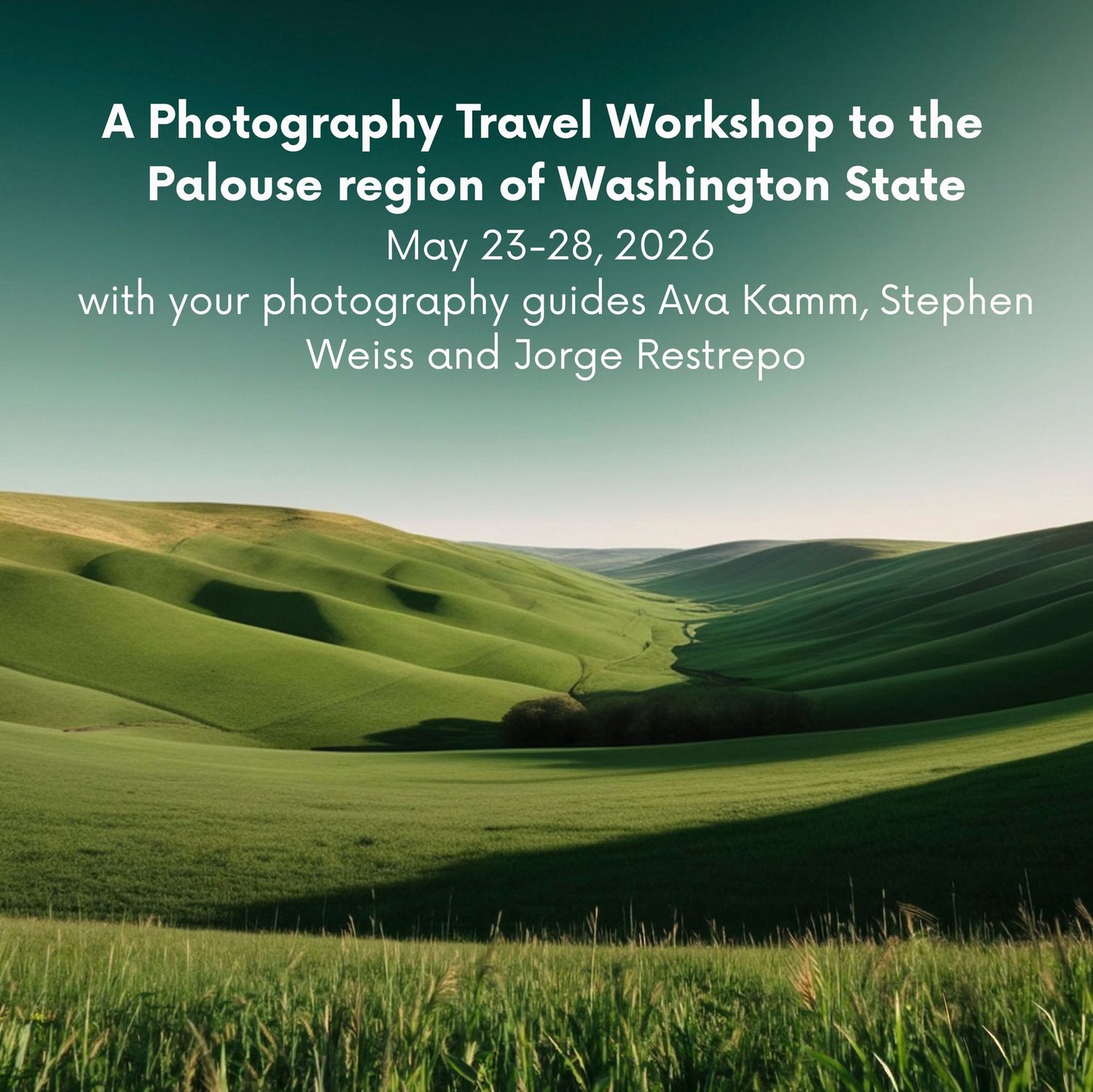 Travel Workshop Palouse, Washington