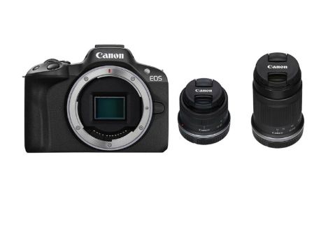 Canon R50 RF-S 18-45 F4.5-6.3 IS STM &amp; RF S55-210mm  Kit
