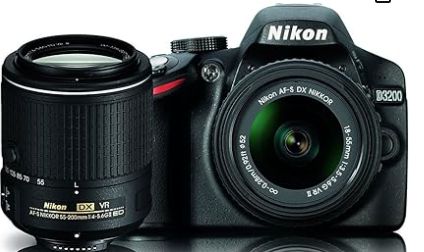 USED Nikon D3200 2 lens Kit