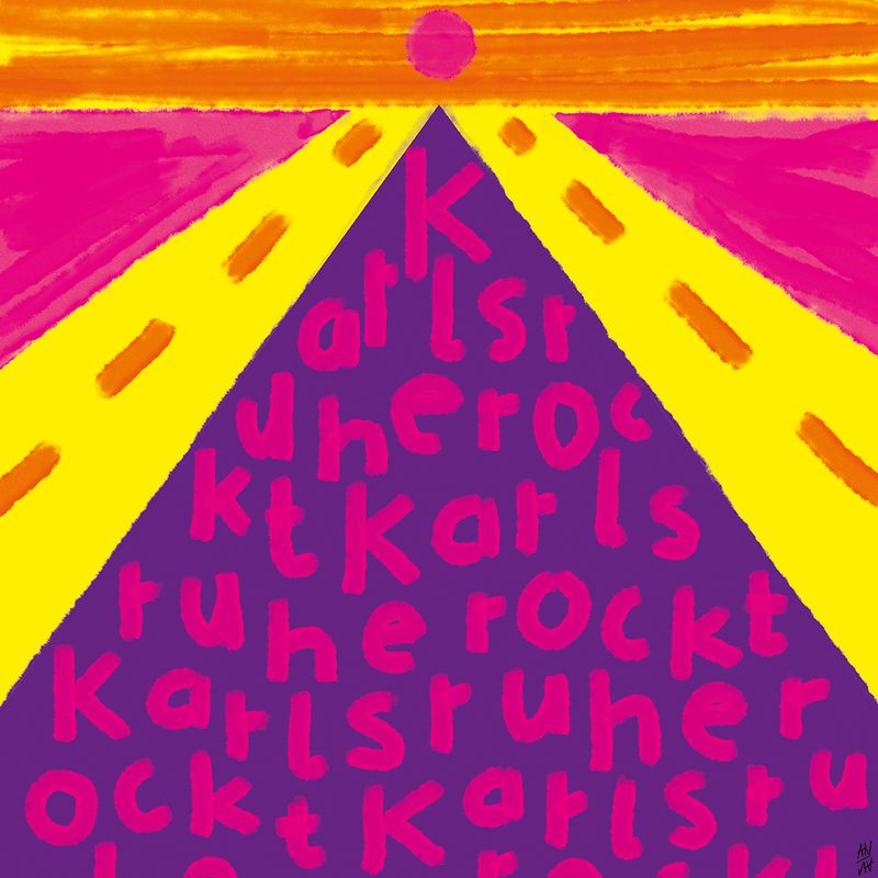 Kachelbild "Karlsruhe rockt"