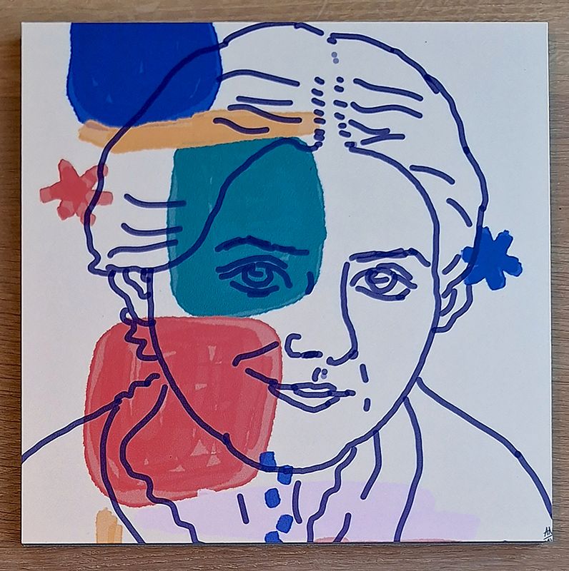 Kachelbild "Paula Modersohn-Becker"