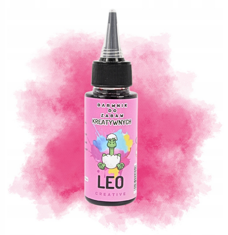 Różowy Barwnik w Płynie Do Zabaw Kreatywnych– 50 ml 🩷