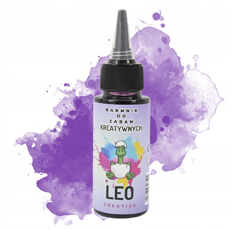 Fioletowy Barwnik w Płynie Do Zabaw Kreatywnych – 50 ml 💜