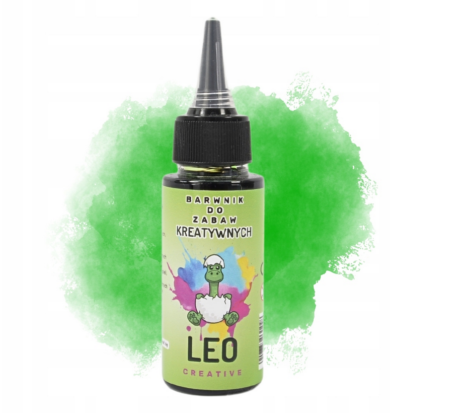 Zielony Barwnik w Płynie Do Zabaw Kreatywnych – 50 ml 🍃