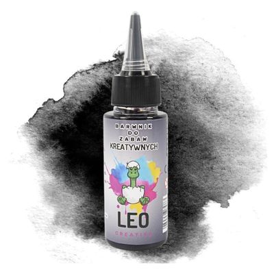 Czarny Barwnik w Płynie Do Zabaw Kreatywnych– 50 ml 🖤