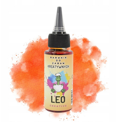 Pomarańczowy Barwnik w Płynie Do Zabaw Kreatywnych– 50 ml 🍊