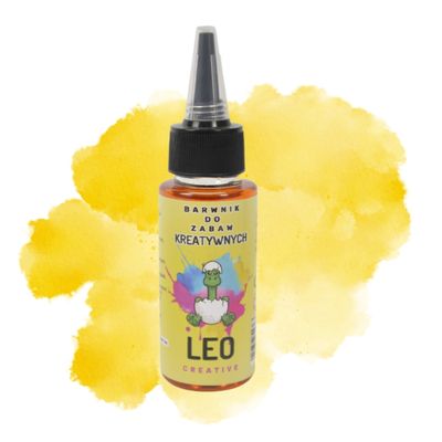 Żółty Barwnik w Płynie Do Zabaw Kreatywnych– 50 ml 💛