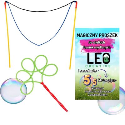 Proszek 5,5L+ obręcz drzewko + kijki duże bańki STANDARD