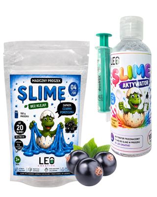 ZESTAW Slime zapachowy wodny PORZECZKA proszek na 20 slimów+ aktywator