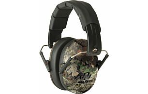 WALKERS MUFF SHOOTING PASSIVE PRO-LOW PROFILE 22dB MOSSY OAK