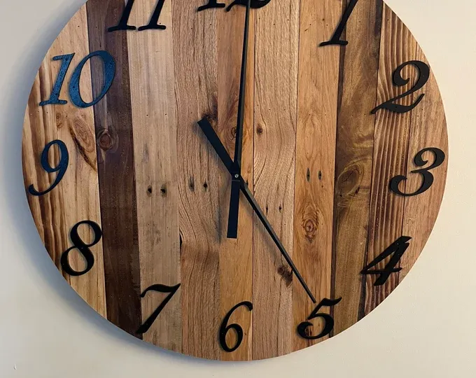 12&quot; pallet clock
