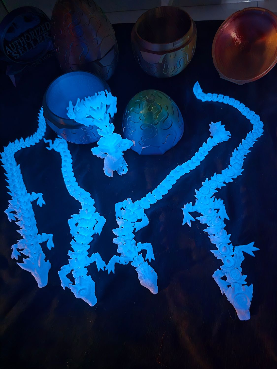 Mystery glow dragon eggs