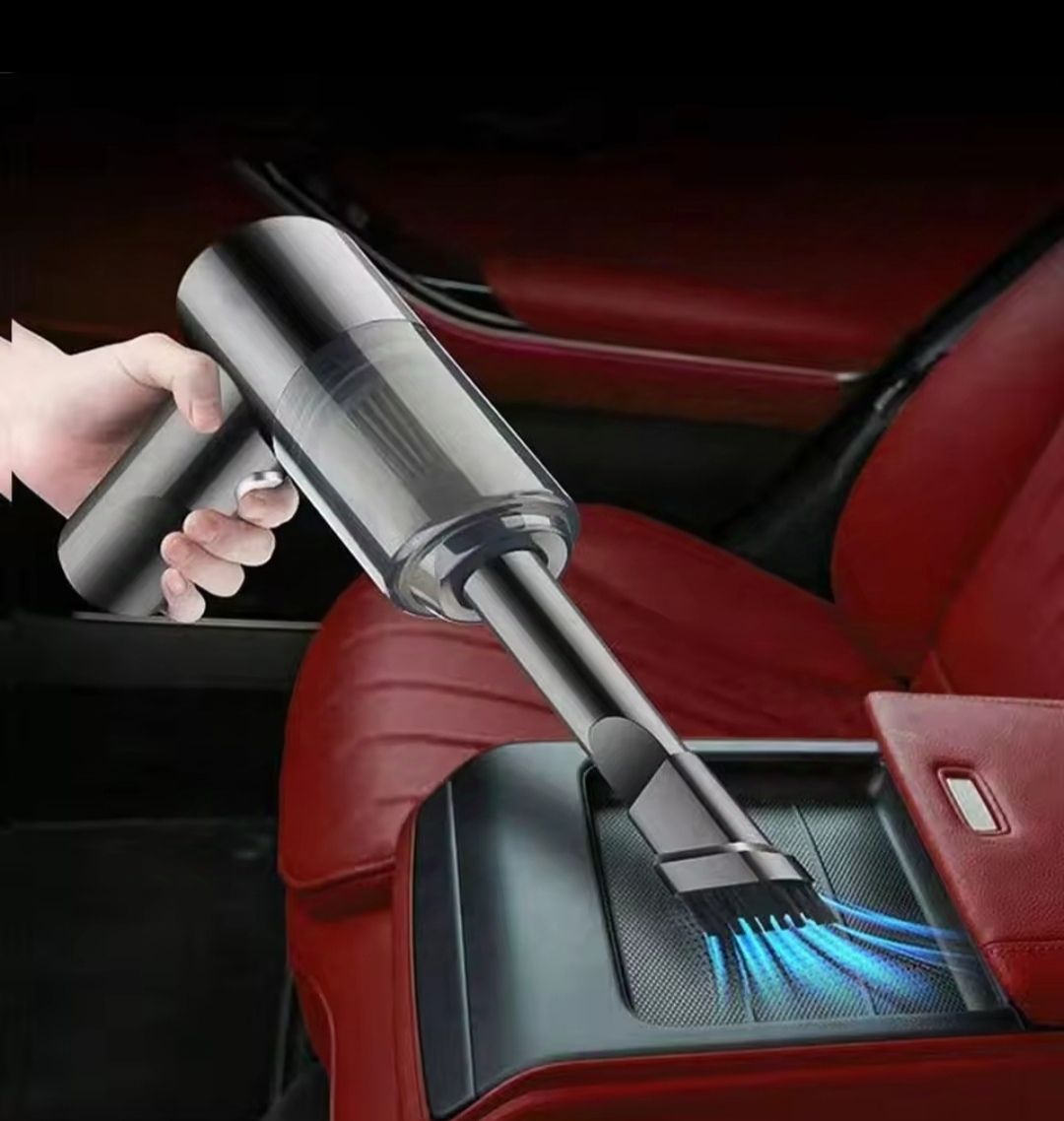 Wireless Vacuum Cleaner Dual Use for Home and Car 120W High Power Powerful Vacuum Cleaner Black
