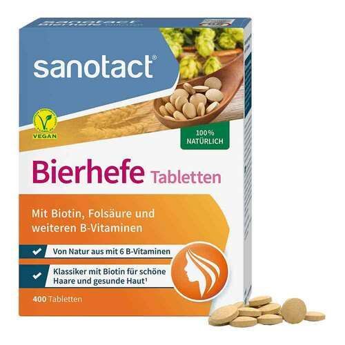 sanotact Bierhefe 啤酒酵母片, 200 g