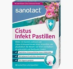 sanotact Cistus Infekt 岩薔薇喉糖Pastillen 30 St.