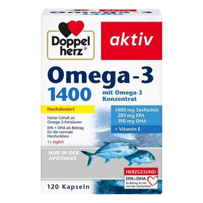 Doppelherz Omega-3 深海魚油 1.400 mg (120 入）