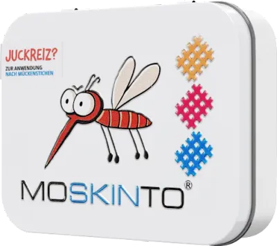 B2B moskinto  蚊蟲叮咬ok繃 鐵盒42 入x6盒