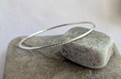 Bark Texture Bangle
