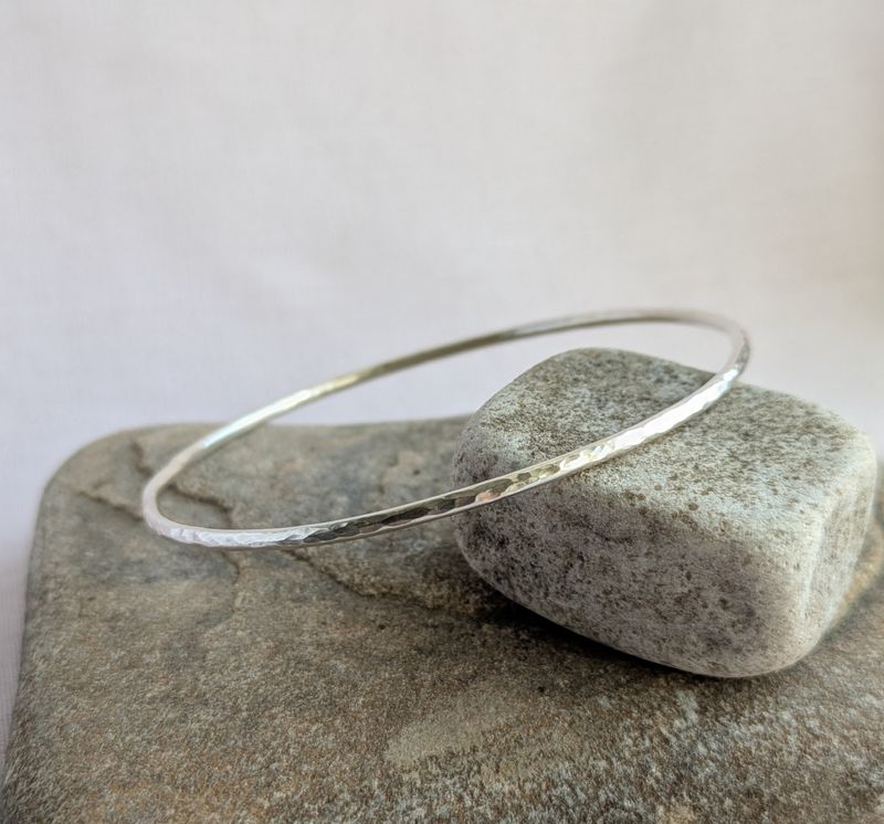 Hammered Texture Bangle