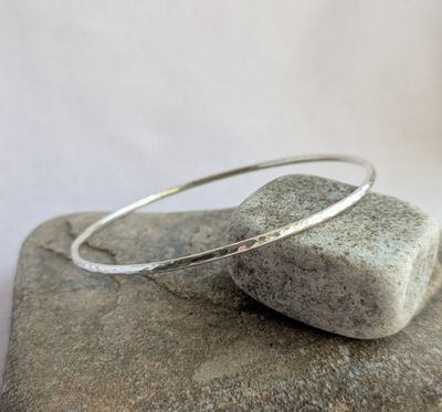 Hammered Texture Bangle