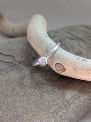 Moonstone Stacking Ring