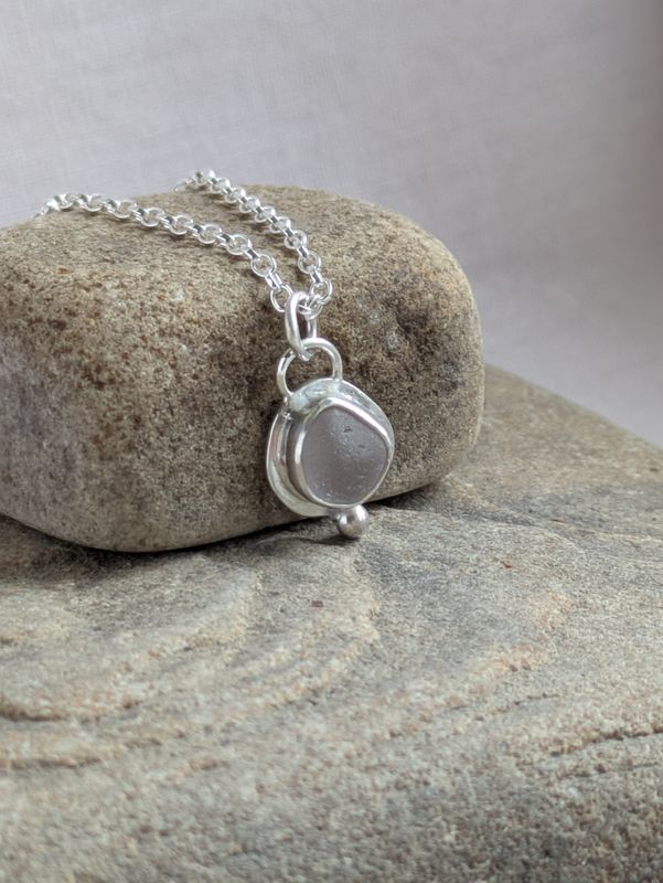 Sea Glass Pendant #9