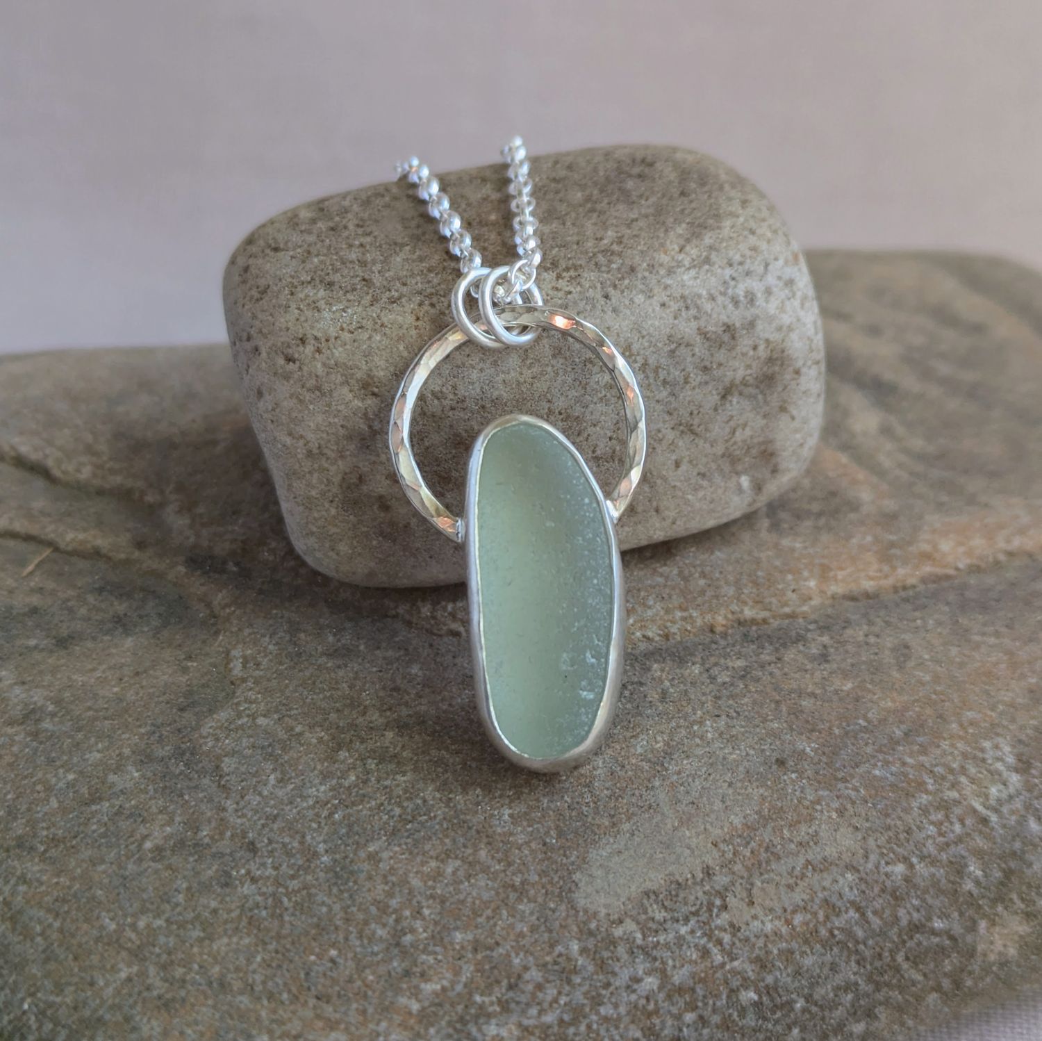 Sea Glass Goddess Pendant #2