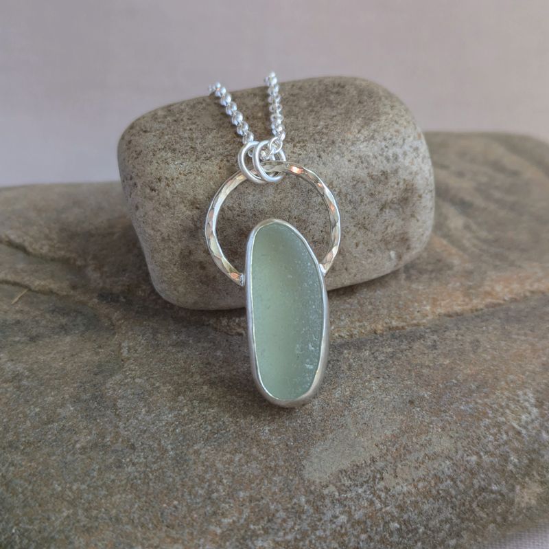 Sea Glass Goddess Pendant #2