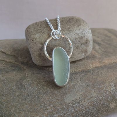 Sea Glass Goddess Pendant #2