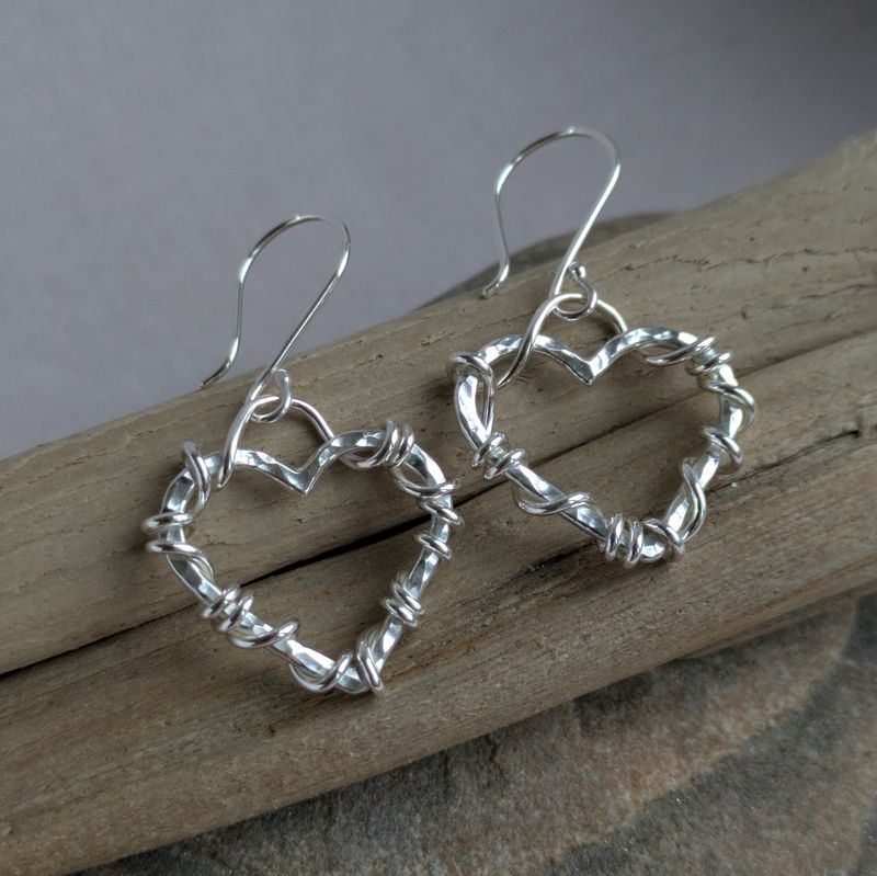Tendril Heart Earrings Tendril Heart Earrings
