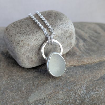 Sun &amp; Fell Sea Glass Pendant #4