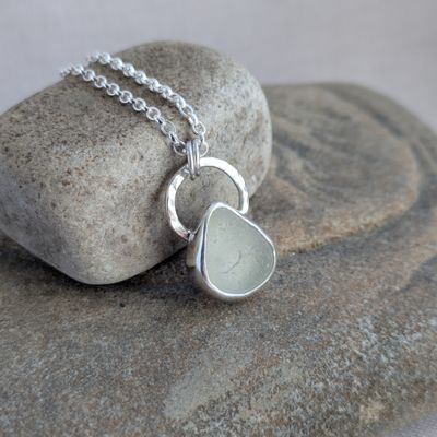 Sun &amp; Fell Sea Glass Pendant #5