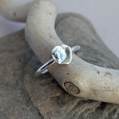 River Ring - Water Cast #1 - Size Q