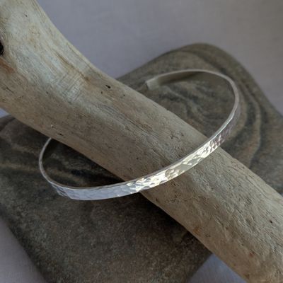 Hammered Cuff Bangle