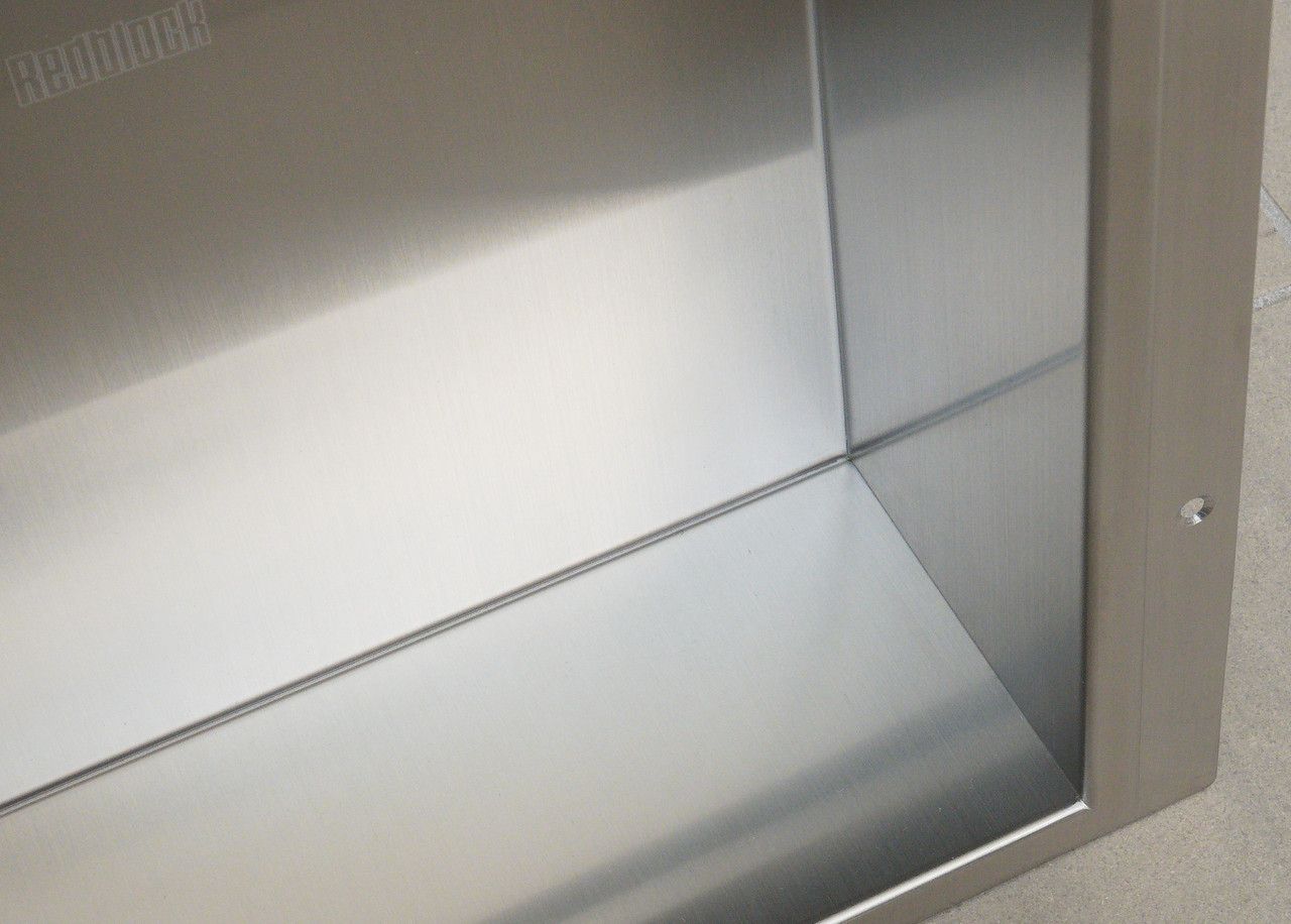 Redblock Stainless Steel Shower Niche