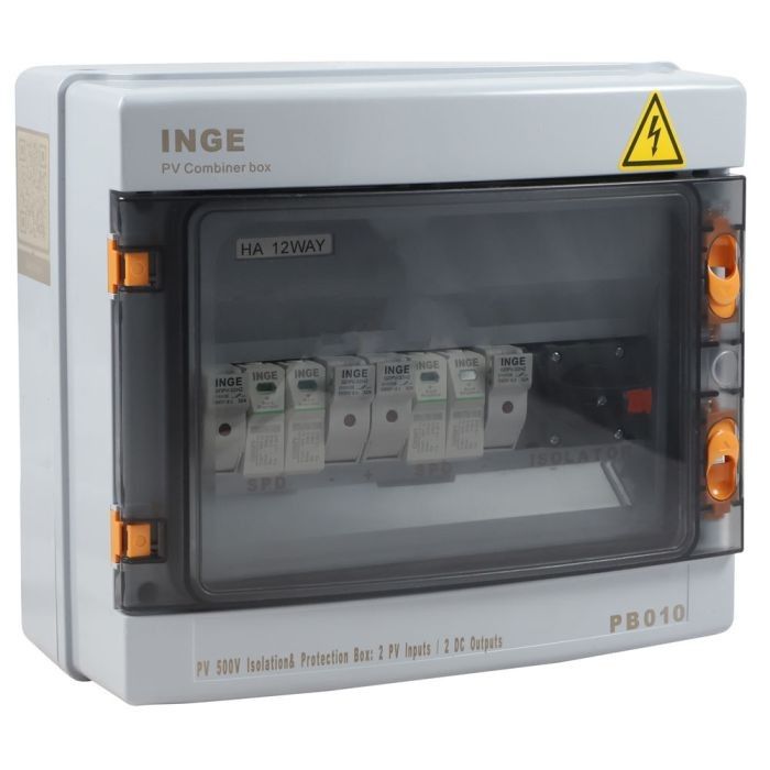 Solar DC Distribution boards, Please choose your Solar Distribution Board type: 2-in-2-out (For 2 Strings, 2MPPT&#39;s)