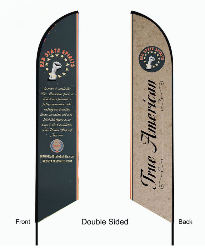 14' Feather Flag with Spike Base