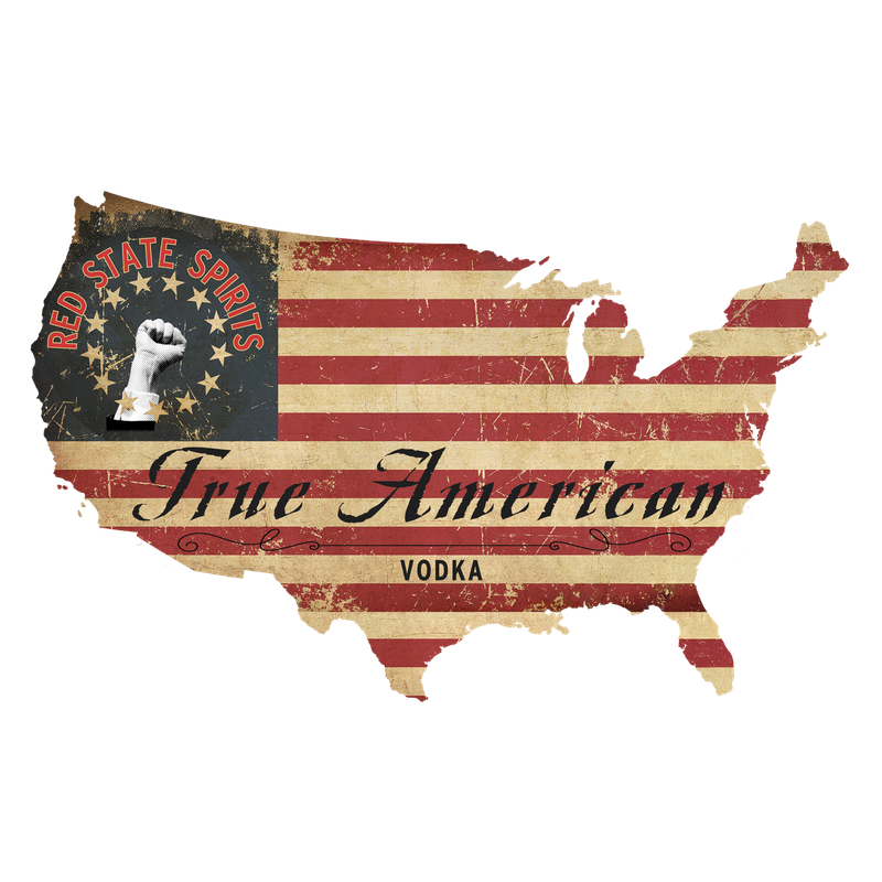 American Map Sticker