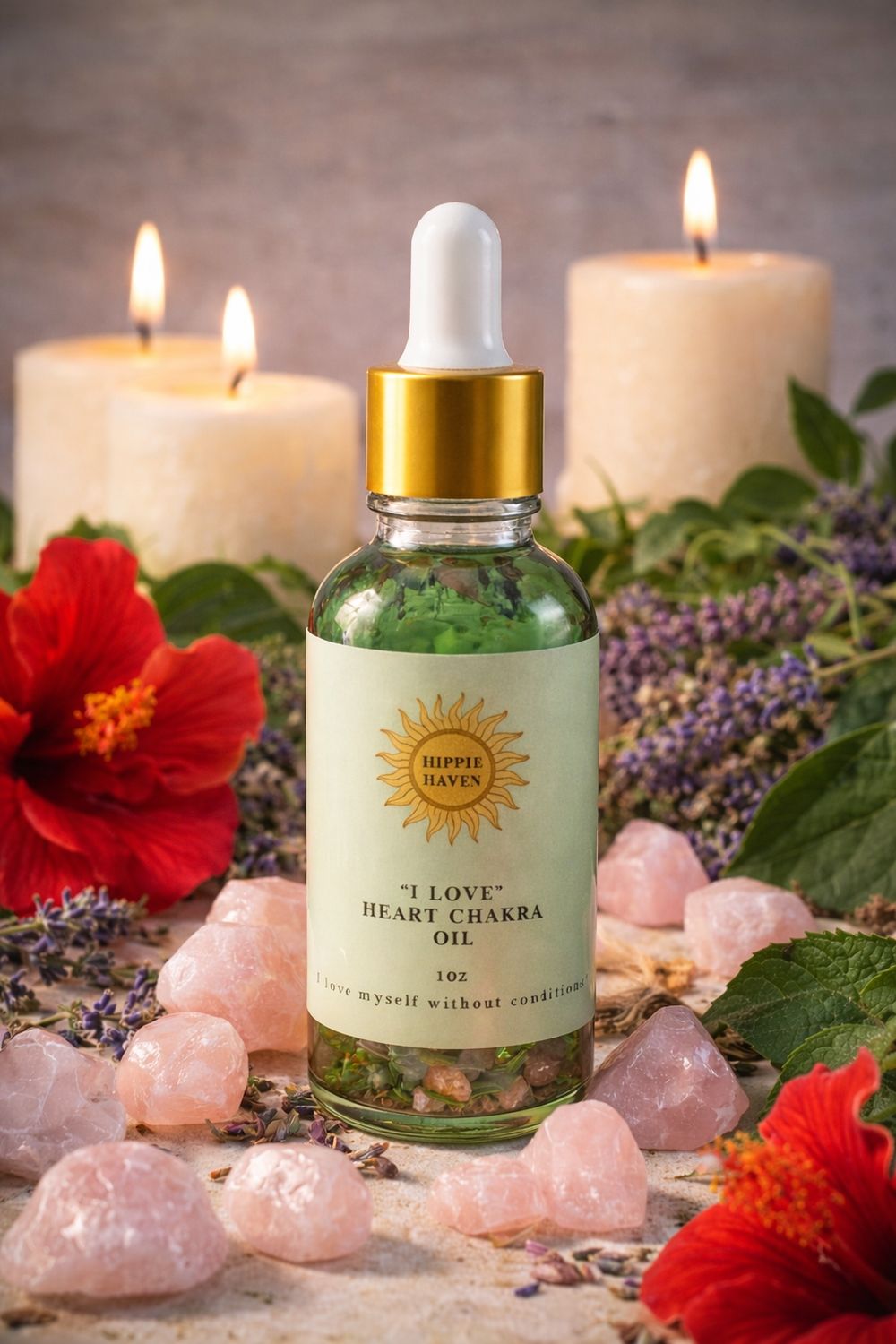 "I LOVE" Heart Chakra Oil