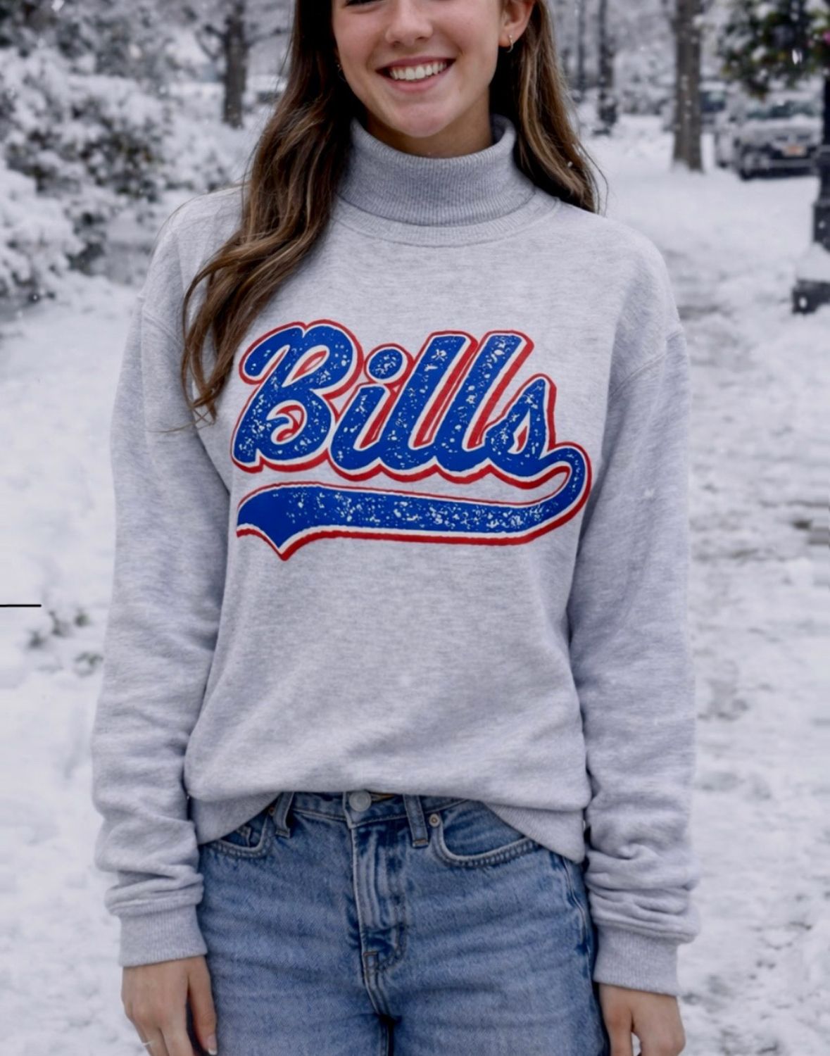 Bills Mock Neck Sweatshirt