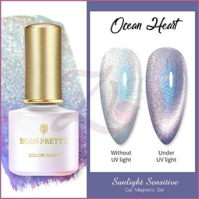 Sunlight Sensitive Cat Magnetic Gel (6ml) - Ocean Heart Sunlight Sensitive Cat Magnetic Gel (6ml) - Ocean Heart
