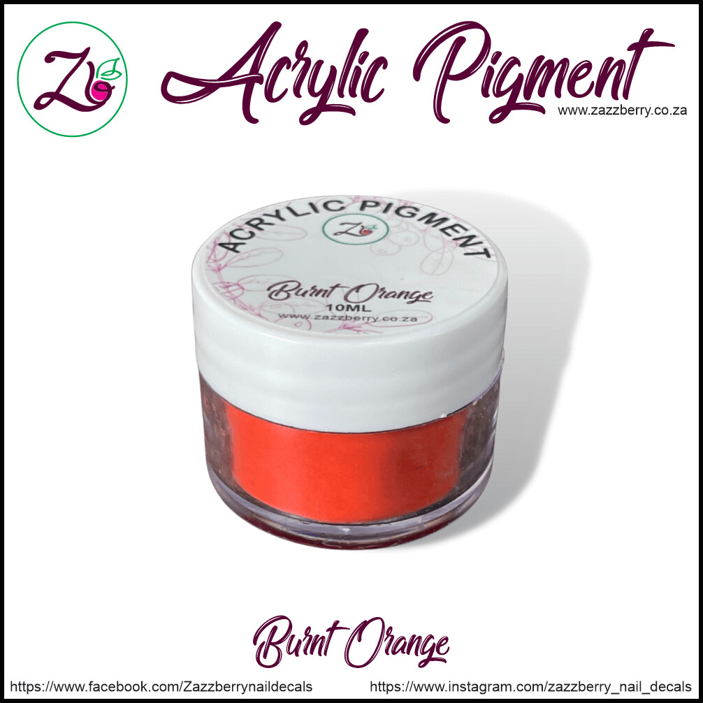 Burnt Orange Pigment (10ml)