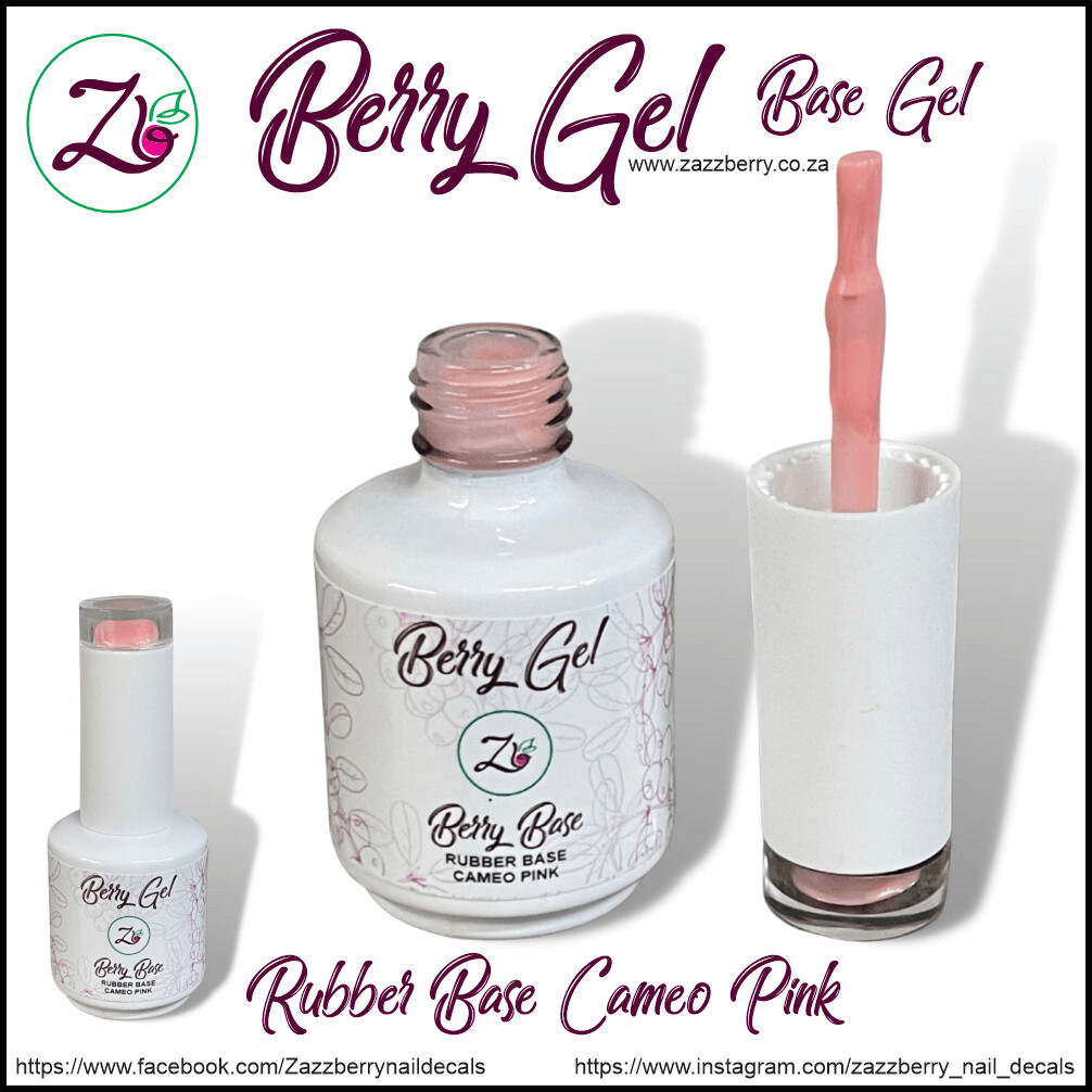 Rubber Base Gel - Cameo Pink (15ml)