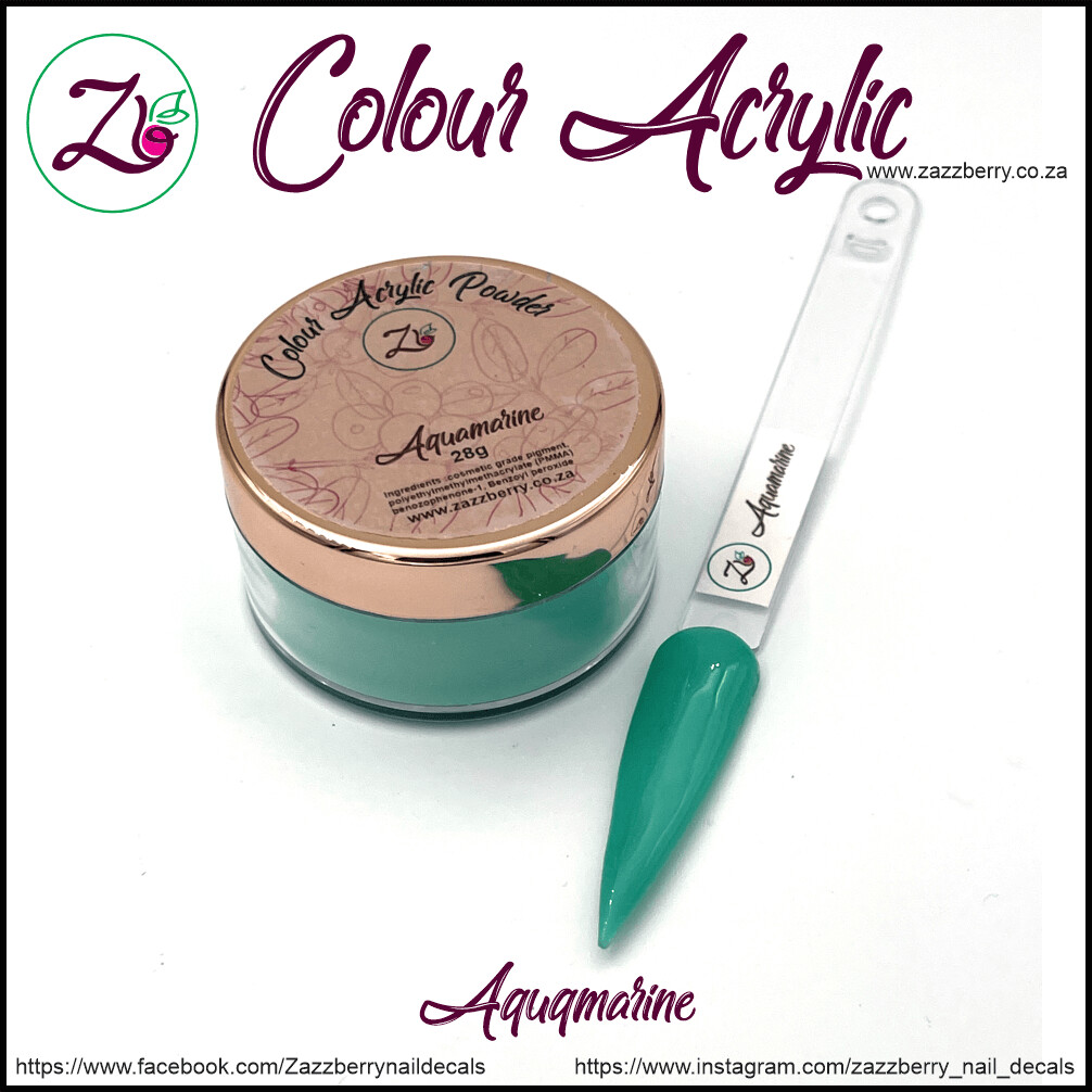 Aquamarine Acrylic Powder (28g)