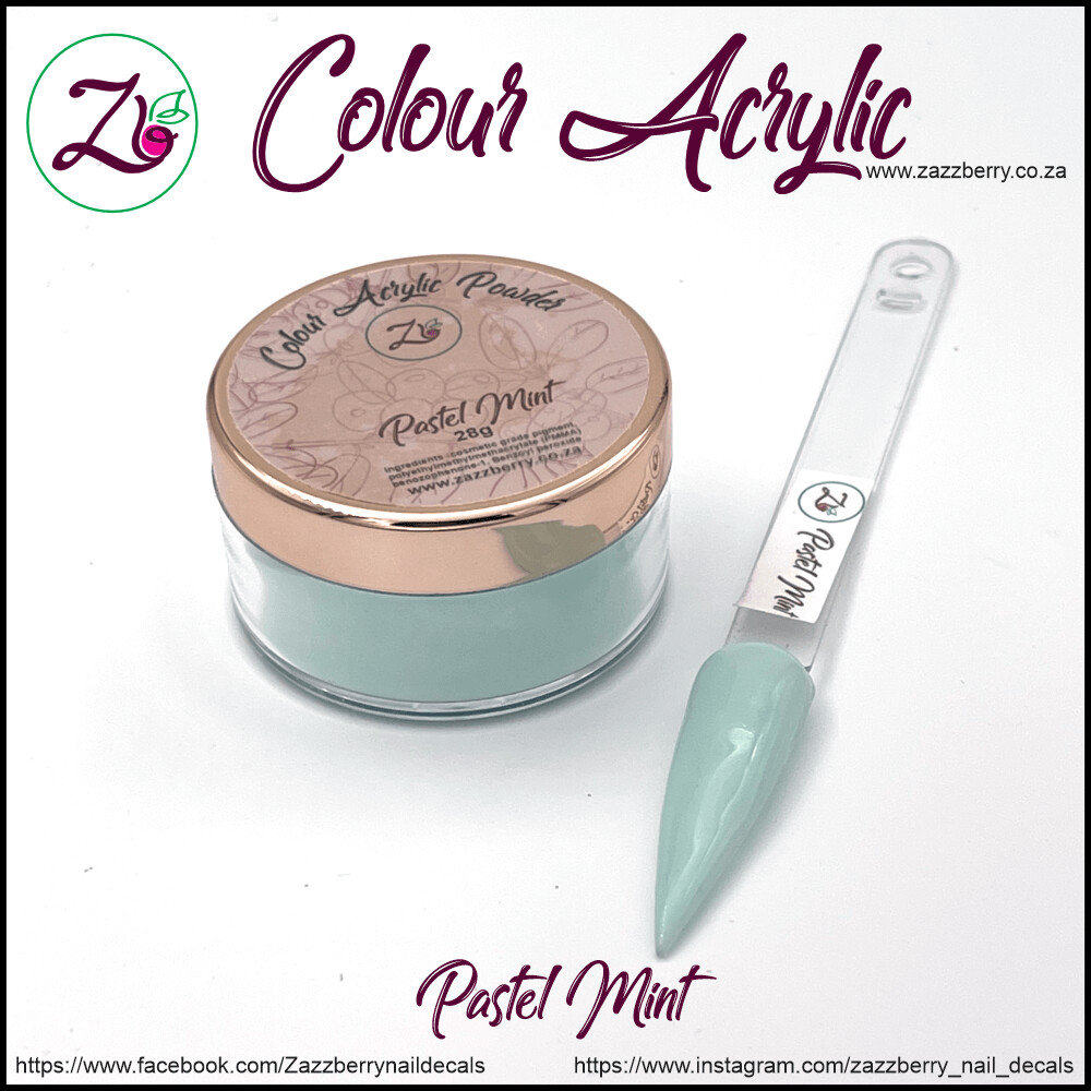 Pastel Mint Acrylic Powder 10g