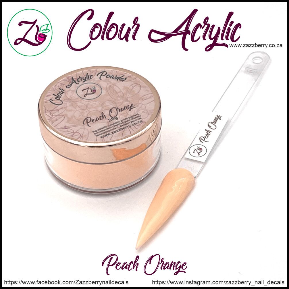 Peach Orange Acrylic Powder (28g)